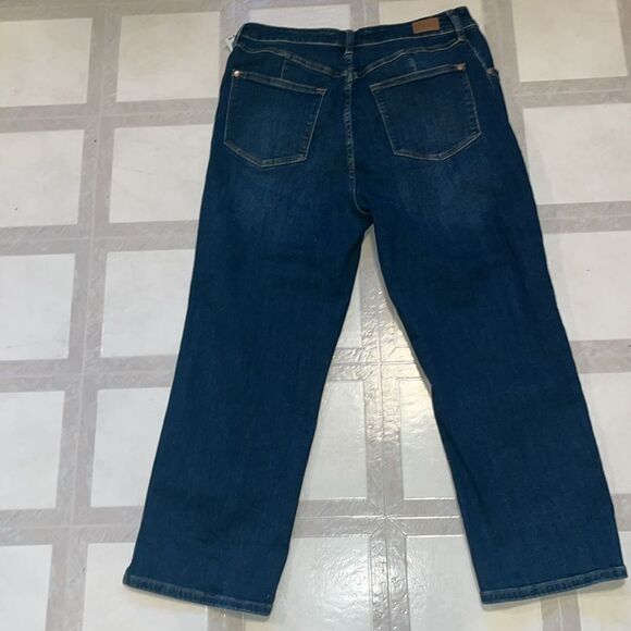 EXCELLENT CONDITION JUDY BLUE STRAIGHT LEG HI-RISE JEANS SIZE 15/32 - Picture 3 of 11